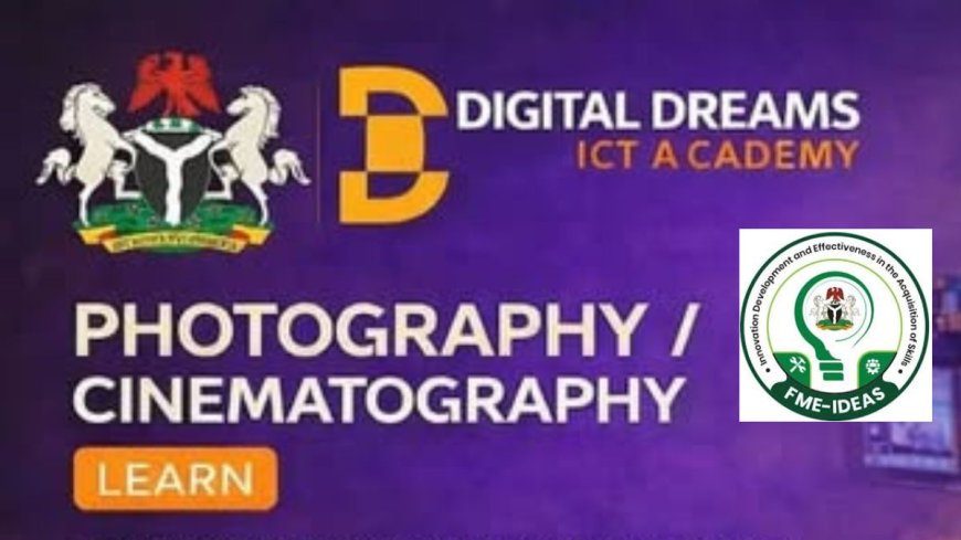 Federal Government TVET Cinematography Program 2026 | How To Apply