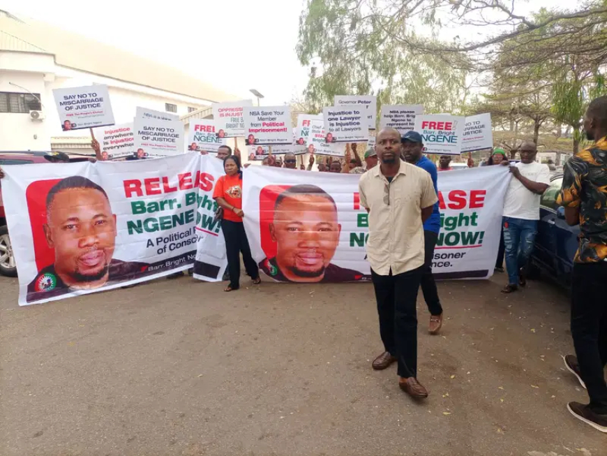 Protesters disrupt opening of Enugu judiciary legal year over jailed LP lawmaker