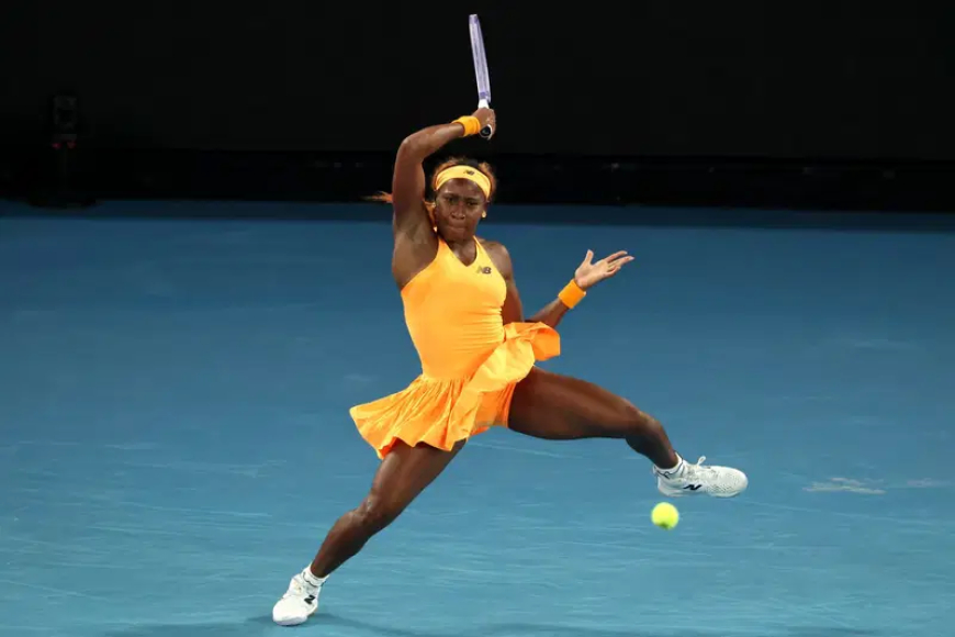 Gauff crashes out of Australian Open, defends epic racquet smash