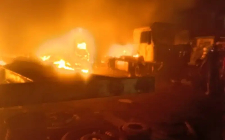 Fire guts Kano essential commodities market