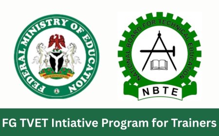 FG TVET Initiative Program for Trainers (₦45,000 Stipend) | APPLY