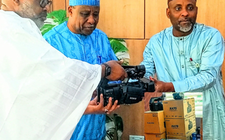 NEDC replaces equipment lost by journalists in Bauchi accident