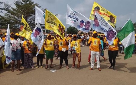 Ogun APC Youths Embark on Solidarity Walk for Tinubu, Dapo Abiodun in Ijebu Ode