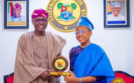 Student takes over as Lagos one-day governor