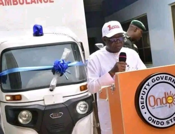 Aiyedatiwa’s aide defends Ondo tricycle ambulance amid backlash