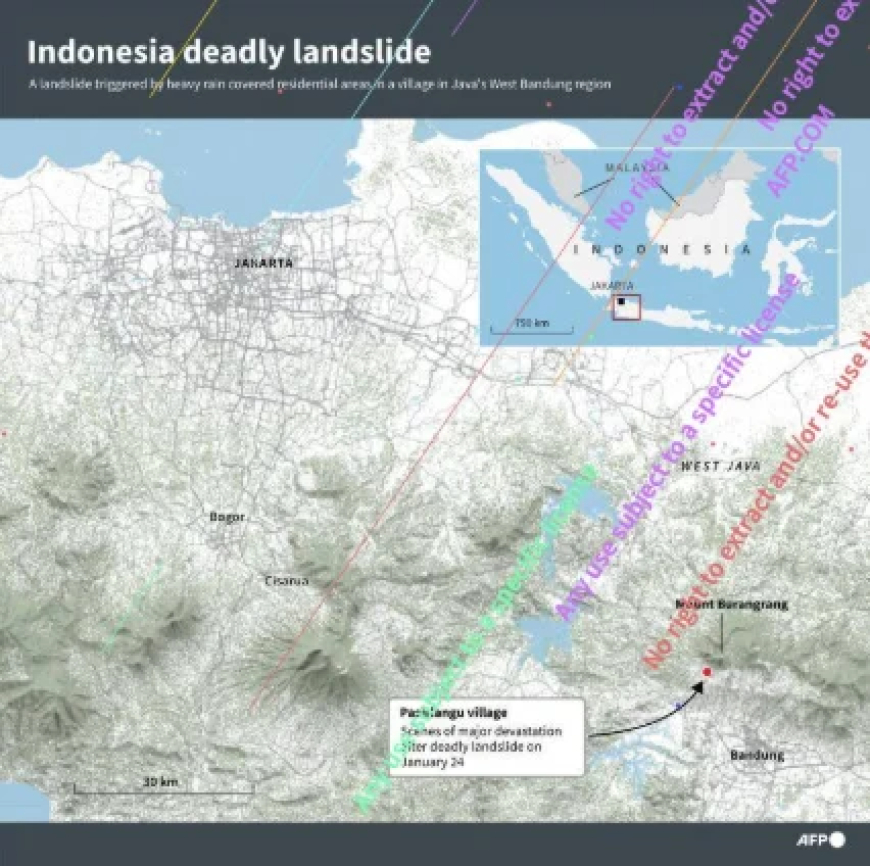 Indonesia landslide death toll rises to 74