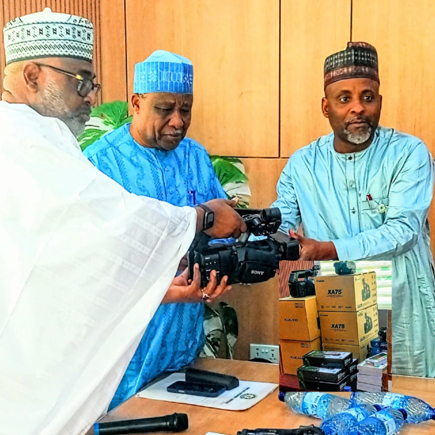 NEDC replaces equipment lost by journalists in Bauchi accident