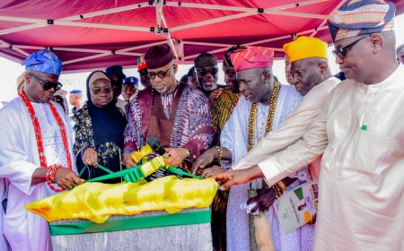 Gov Abiodun Commissions Phase II of Imashayi–Igan-Okoto–Ayetoro Road, Pledges Completion of Final Phase