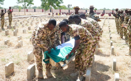 Army buries soldiers killed in Borno operations