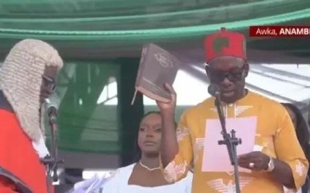 Soludo sworn in for second term