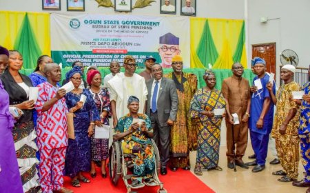 Ogun Retirees to Earn Up to 280% Benefits Under New Pension Scheme — Dapo Abiodun