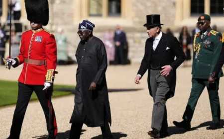Tinubu, first lady welcomed by King Charles as UK visit begins