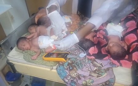 Kano woman delivers quintuplets, govt takes over care