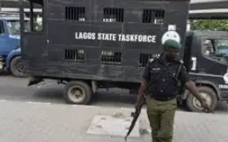 Miscreants attack Lagos taskforce, set railway ablaze