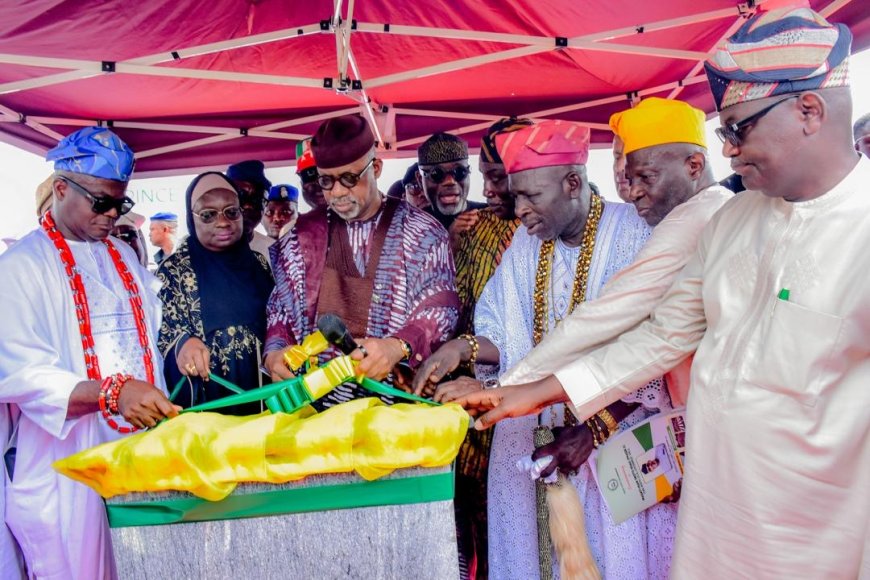 Abiodun Commissions Phase II of Imashayi–Igan-Okoto–Ayetoro Road, Pledges Completion of Final Phase