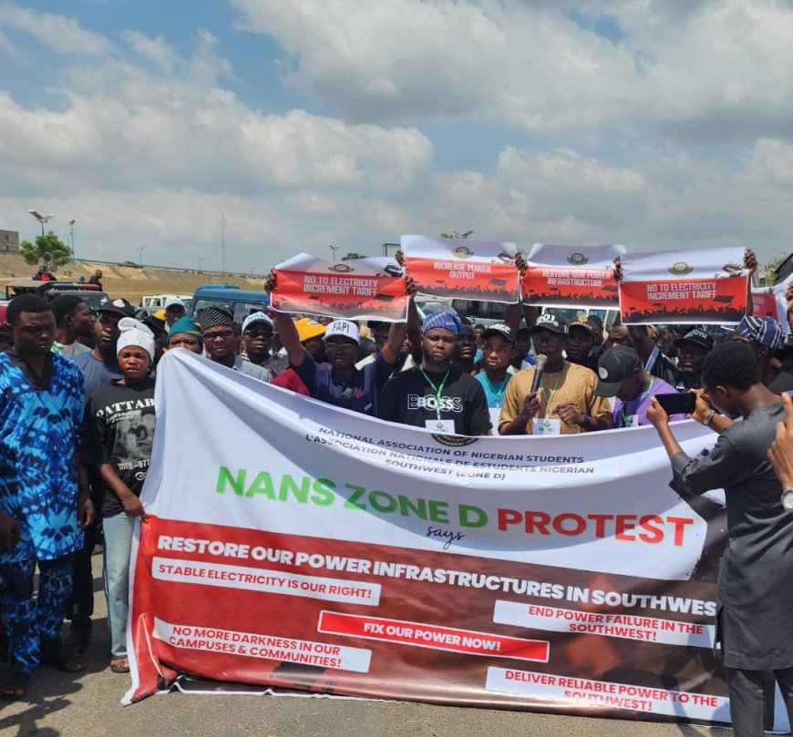 NANS protests poor electricity supply