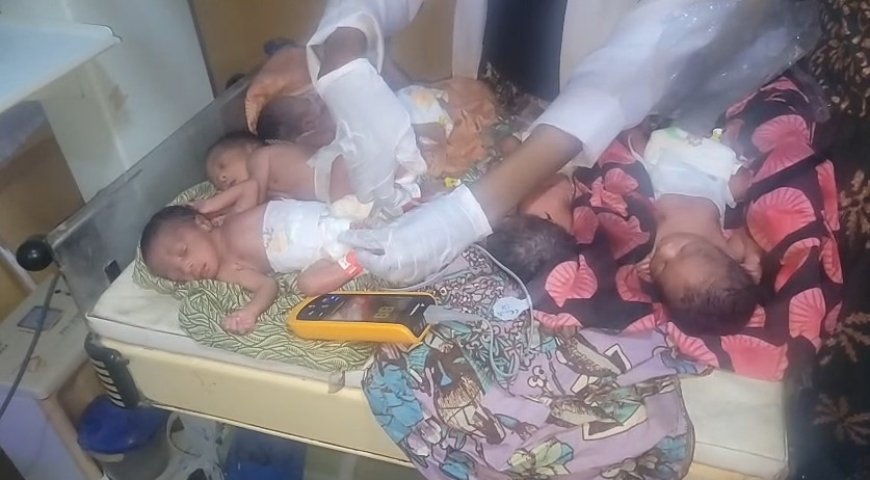 Kano woman delivers quintuplets, govt takes over care