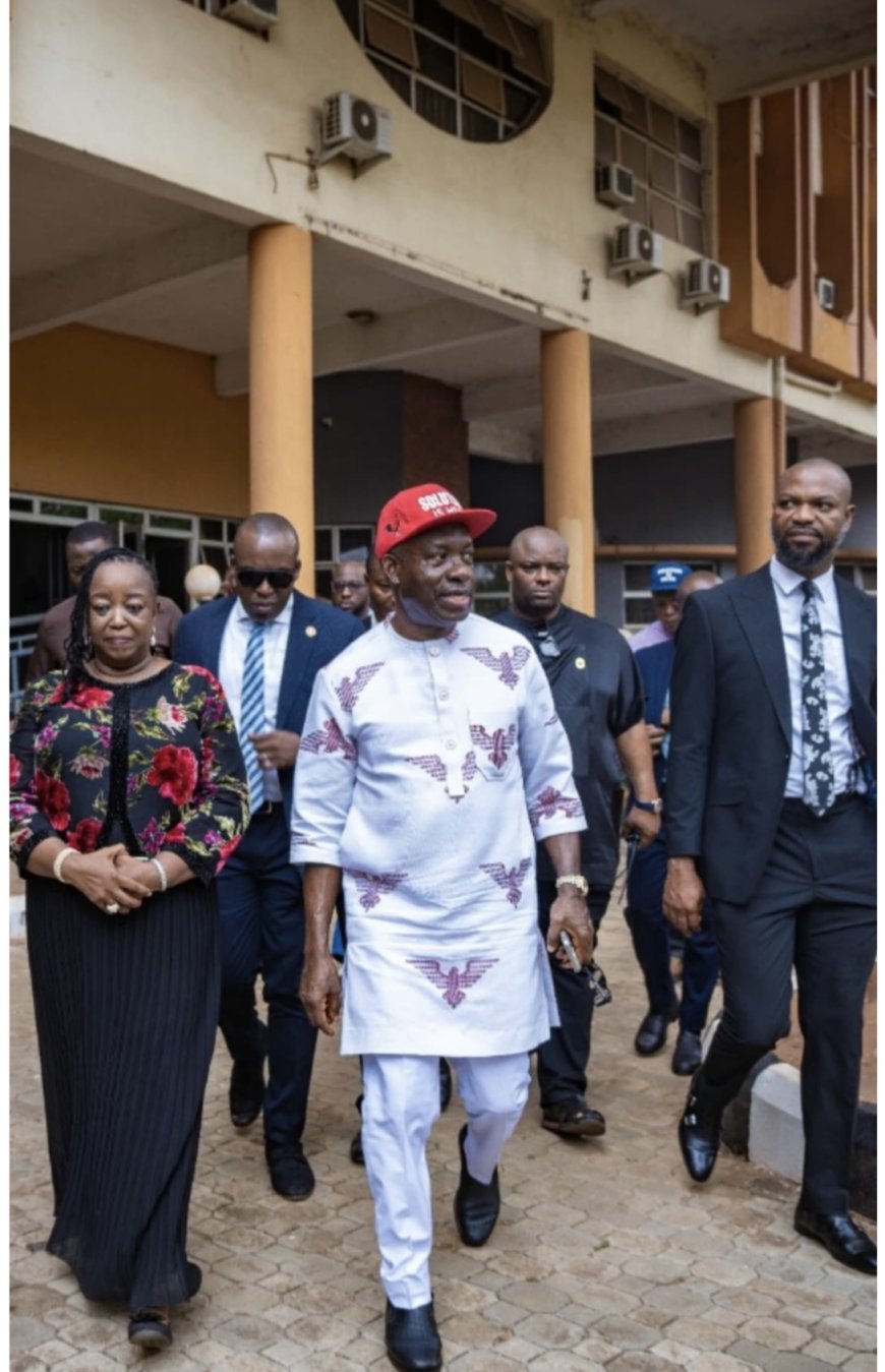Soludo pays unscheduled visit to secretariat, warns non-performing staff