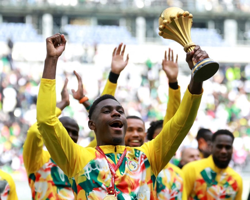 Senegal parades AFCON trophy despite being stripped of title
