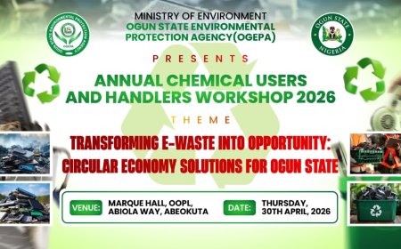 OGEPA TO HOST ANNUAL CHEMICAL USERS, HANDLERS WORKSHOP ON E-WASTE MANAGEMENT