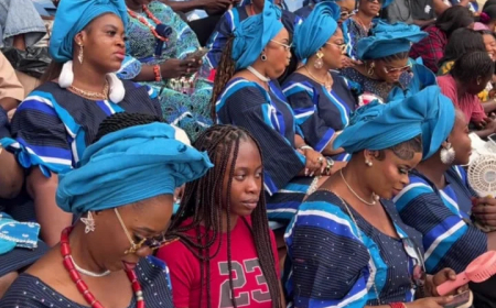 Ibadan school inter-house sports turns festival as parents rock aso ebi