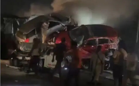 Two killed, several injured as speeding truck crashes into vehicles in Ibadan