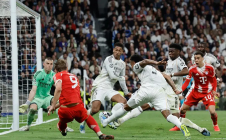 Champions League: Bayern Munich beat Real Madrid 2-1 in quarter-final 1st leg