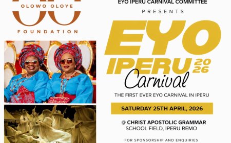 MADEIN FELICITATES BOSOM FRIEND, DR. JOKE SOFOWORA, ON HER APPOINTMENT AS EYO AMBASSADOR; CONGRATULATES IPERU COMMUNITY ON MAIDEN EYO CARNIVAL