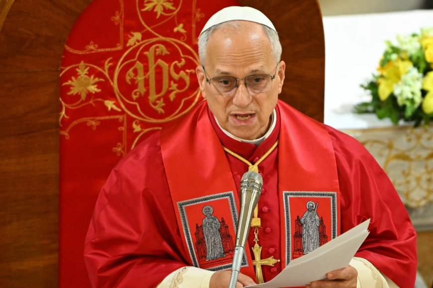 Trump says ‘not a big fan’ of Pope Leo after his anti-war message