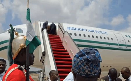 Tinubu departs Abuja for official three-nation tour