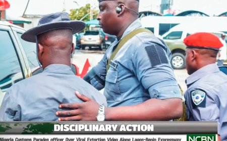 Customs parade officer caught in viral extortion video