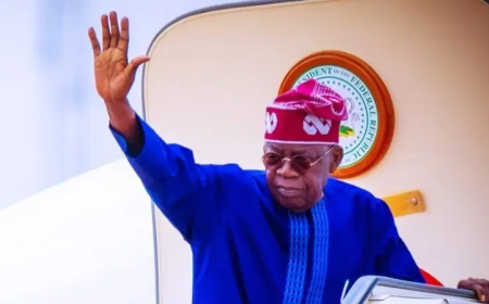 Tinubu returns to Lagos after three-nation trip