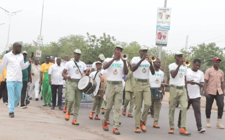 NYSC marks 53rd anniversary with fitness walk in Jigawa