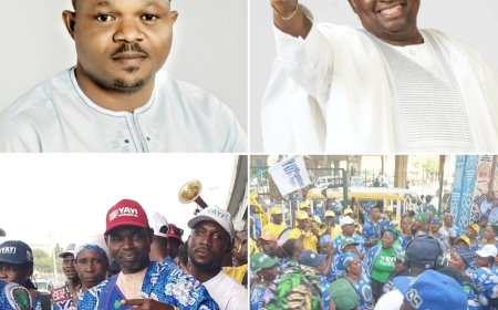 YPM Convener Akintunde Leads Solidarity Walk For Senator Adeola After APC Primary Victory