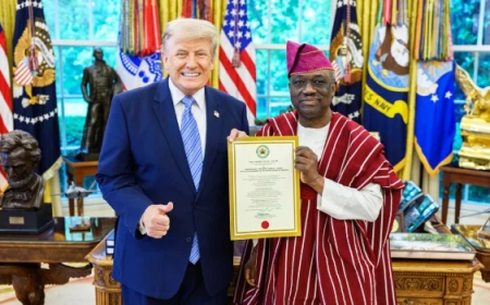 Ambassador to US, Are, meets Trump, presents credentials