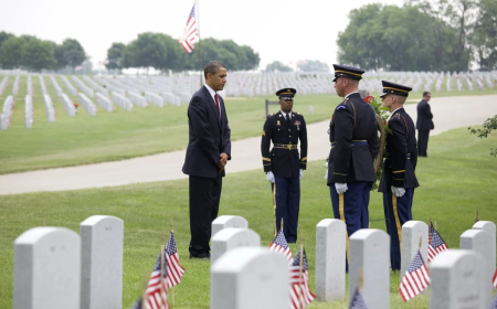 A debt we can never fully repay, Obama praises sacrifice of fallen soldiers