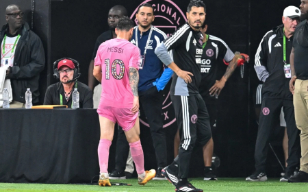Messi diagnosed with left hamstring fatigue, return plan uncertain