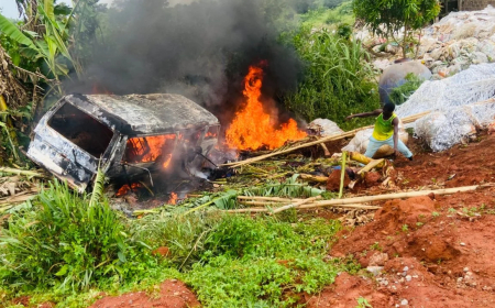 Five die, 10 injured in Ogun lone crash