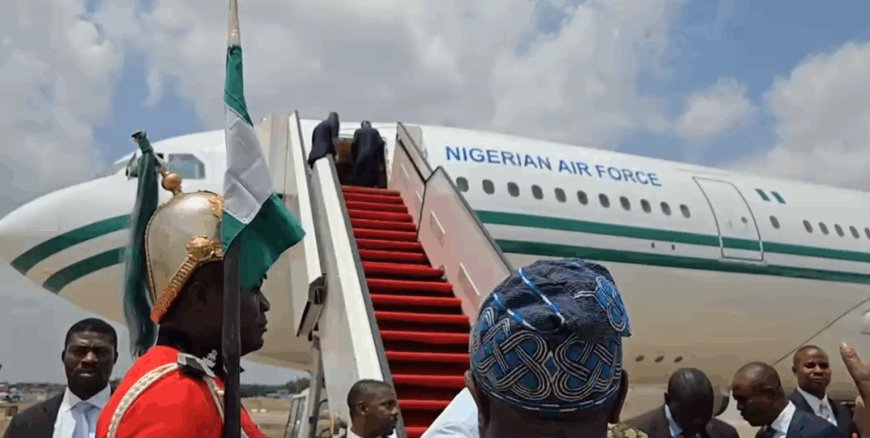 Tinubu departs Abuja for official three-nation tour