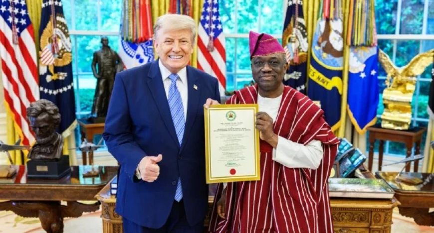 Ambassador to US, Are, meets Trump, presents credentials