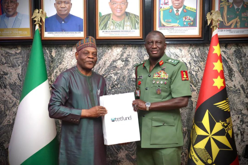 Army seeks TETFund support for AI, defence technologies training