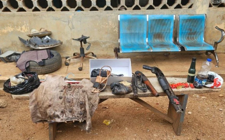 Police recover firearms, arrest five armed robbery suspects in Oyo