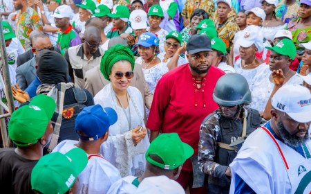 Natasha rallies support for Ekiti PDP gov candidate