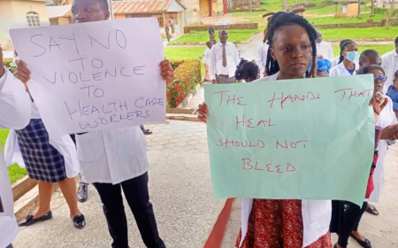 Resident doctors protest repeated assaults in Ondo hospital