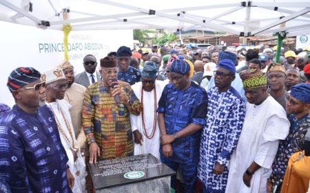 Residents Celebrate New Dawn As Abiodun Commissions Tam-Balogun, Luba/Stadium Roads In Ogun  