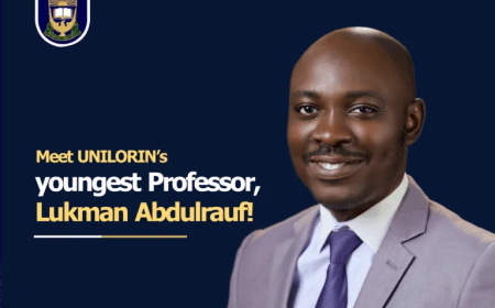 Meet 38-year-old UNILORIN’s youngest professor