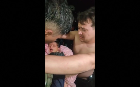 Newborn baby rescued from Venezuela twin earthquake rubbles