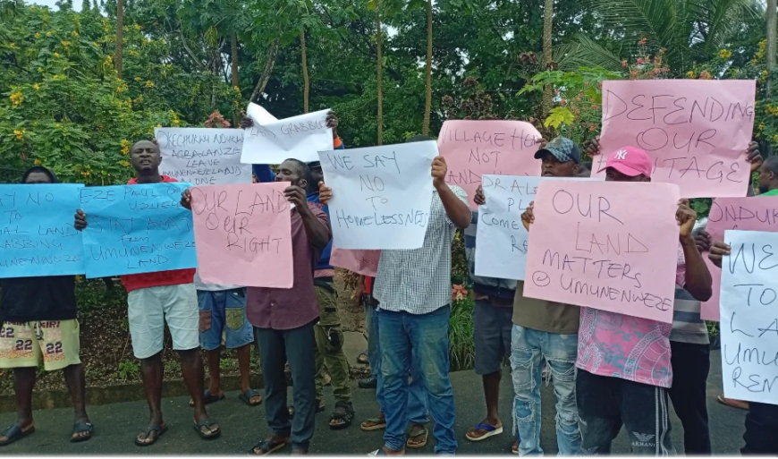 Abia community, monarch trade words over land theft