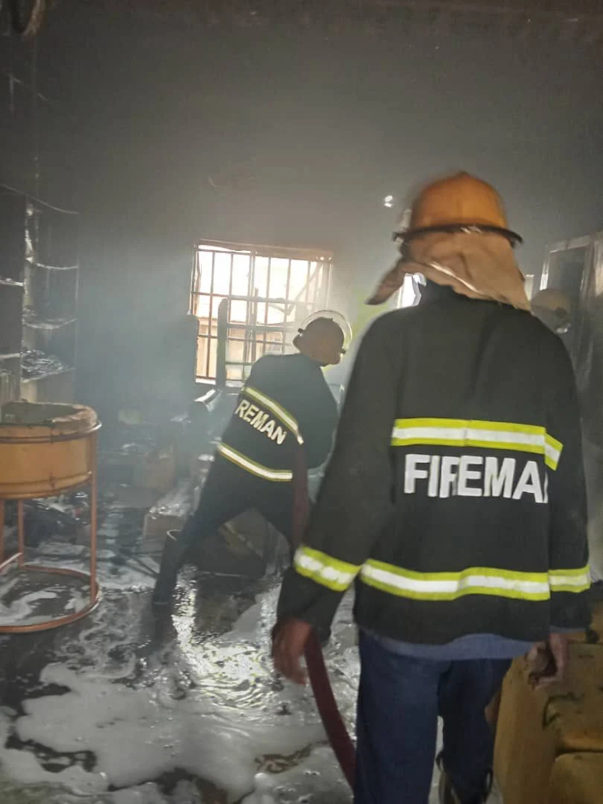 Fire guts residential building in Kwara