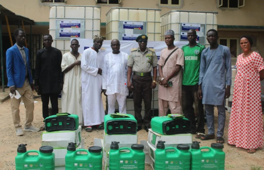 Ex-inmates receive fish tanks, ₦50,000, others in FCT